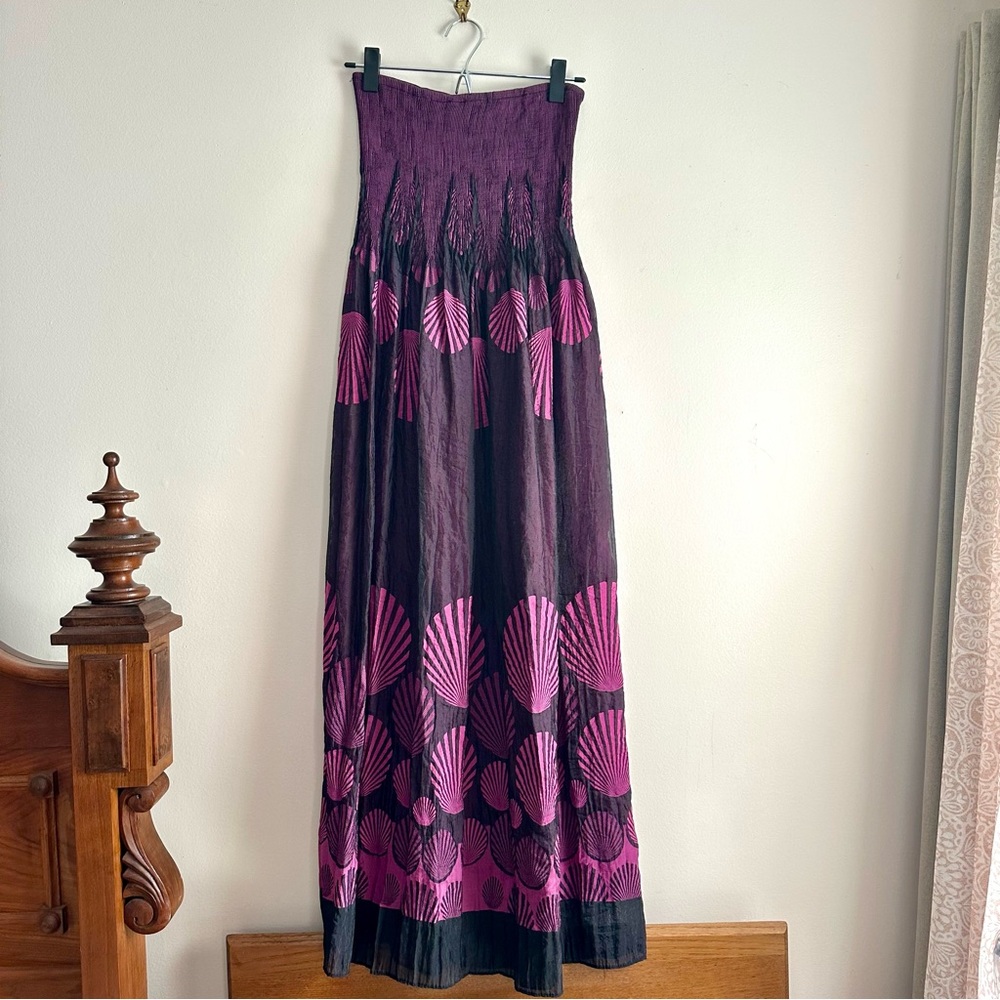 Lapis • Convertible Tube Dress/Skirt in Purple Shell